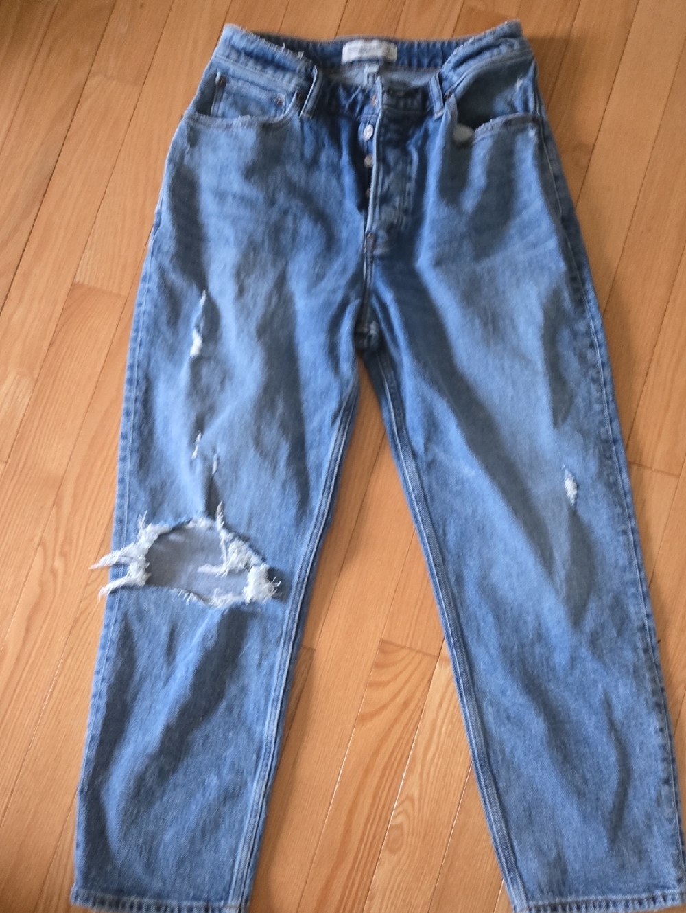 Abercrombie & Fitch The Dad High Rise Curve Love - 27